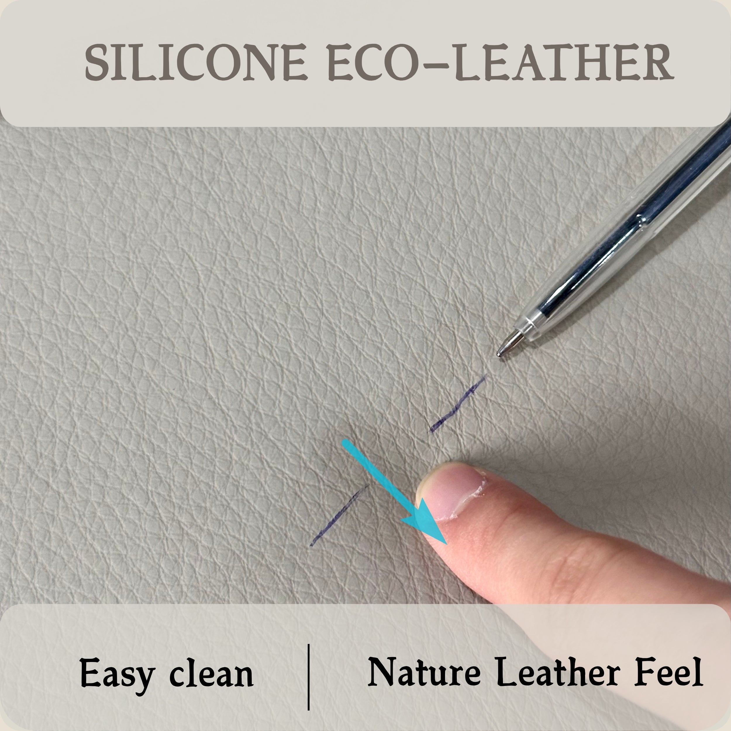 Silicone leather